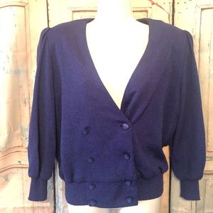 Anthony Sicari Cross Button Cardigan Sweater